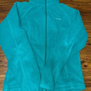 Columbia Turquoise Fleece Jacket